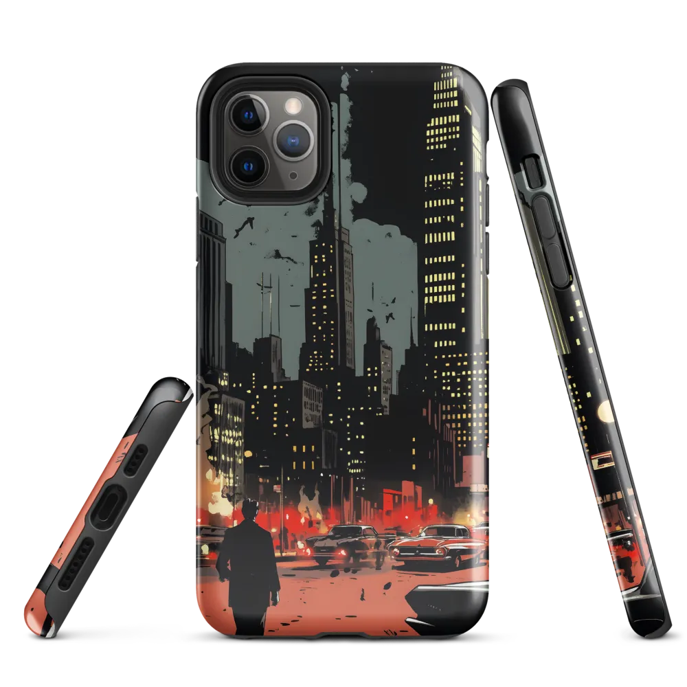 Urban Shadows: A Noir Night | Phone Case |  11 Pro Max | Tough Case | Glossy