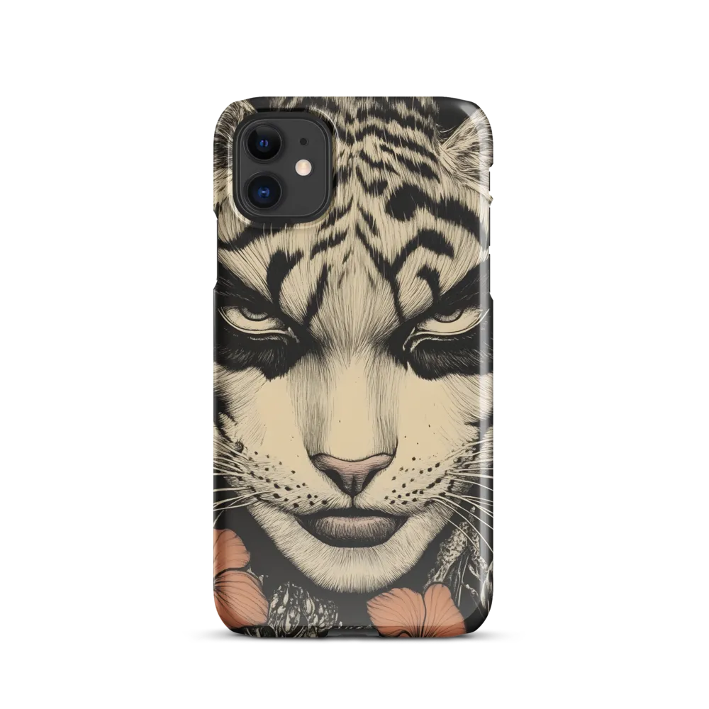 Feline Majesty: The Human-Leopard Connection | Phone Case |  11 | Snap Case | Glossy