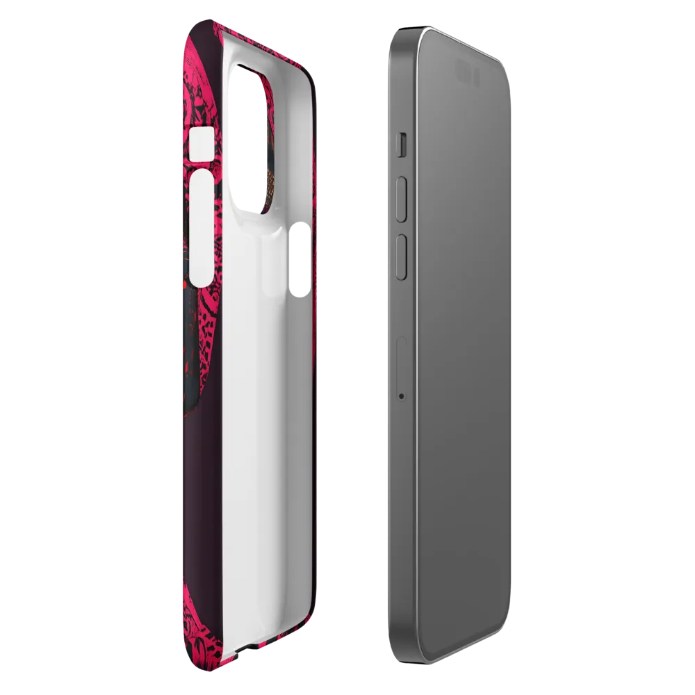 Neon Adornments: A Portrait of Cultural Expression | Phone Case |  14 Pro Max | Snap Case | Matte