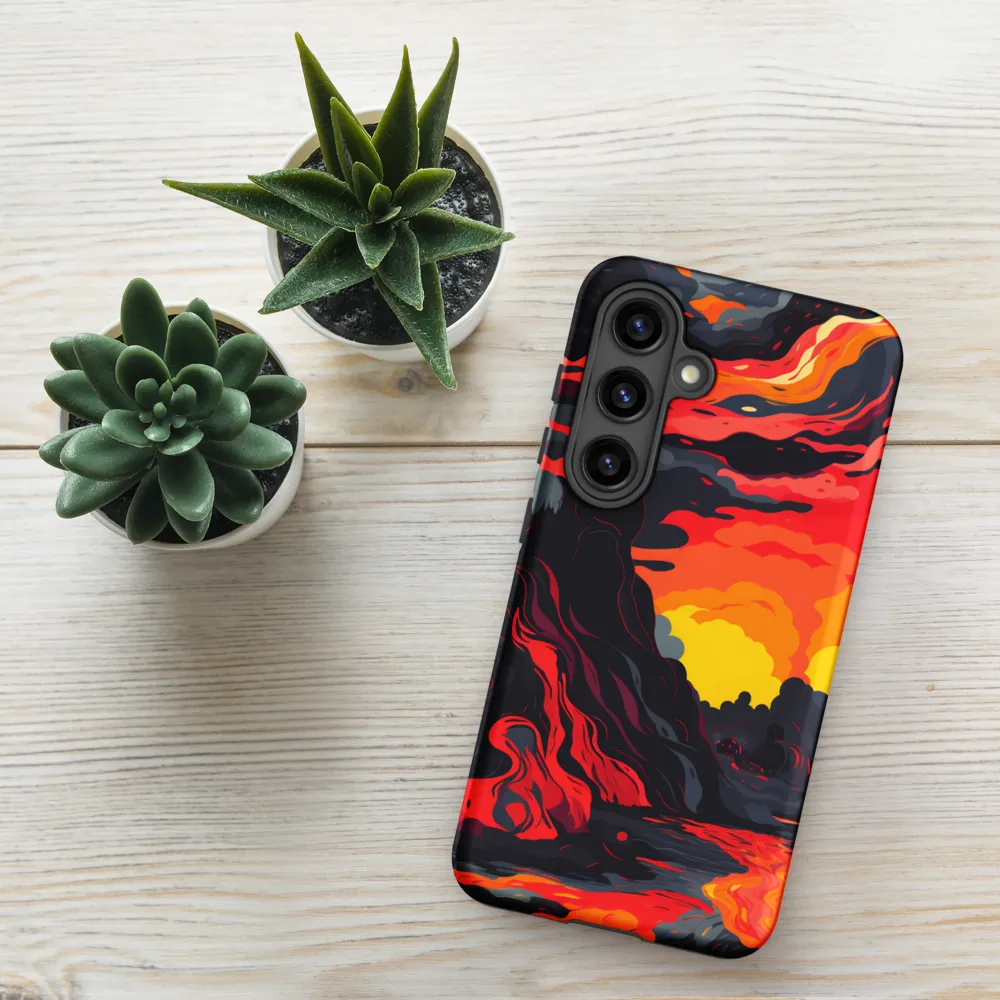 Eruption of Colors | Phone Case |  S24 | Tough Case | Matte
