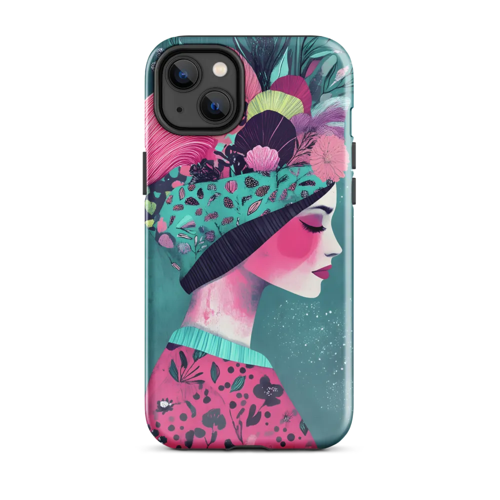 Whimsical Floral Portrait