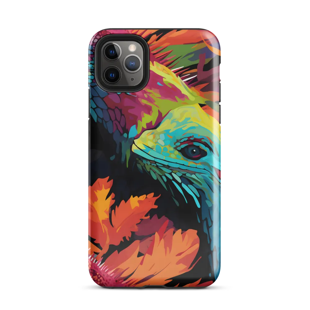 Vibrant Reptilian Harmony | Phone Case |  11 Pro Max | Tough Case | Glossy