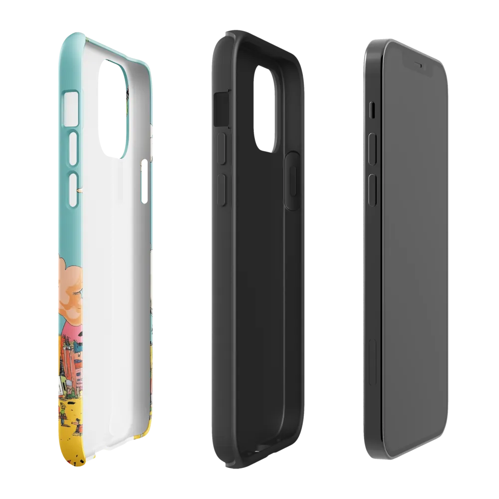 Urban Fantasia: A Whimsical Encounter | Phone Case |  12 Pro | Tough Case | Glossy