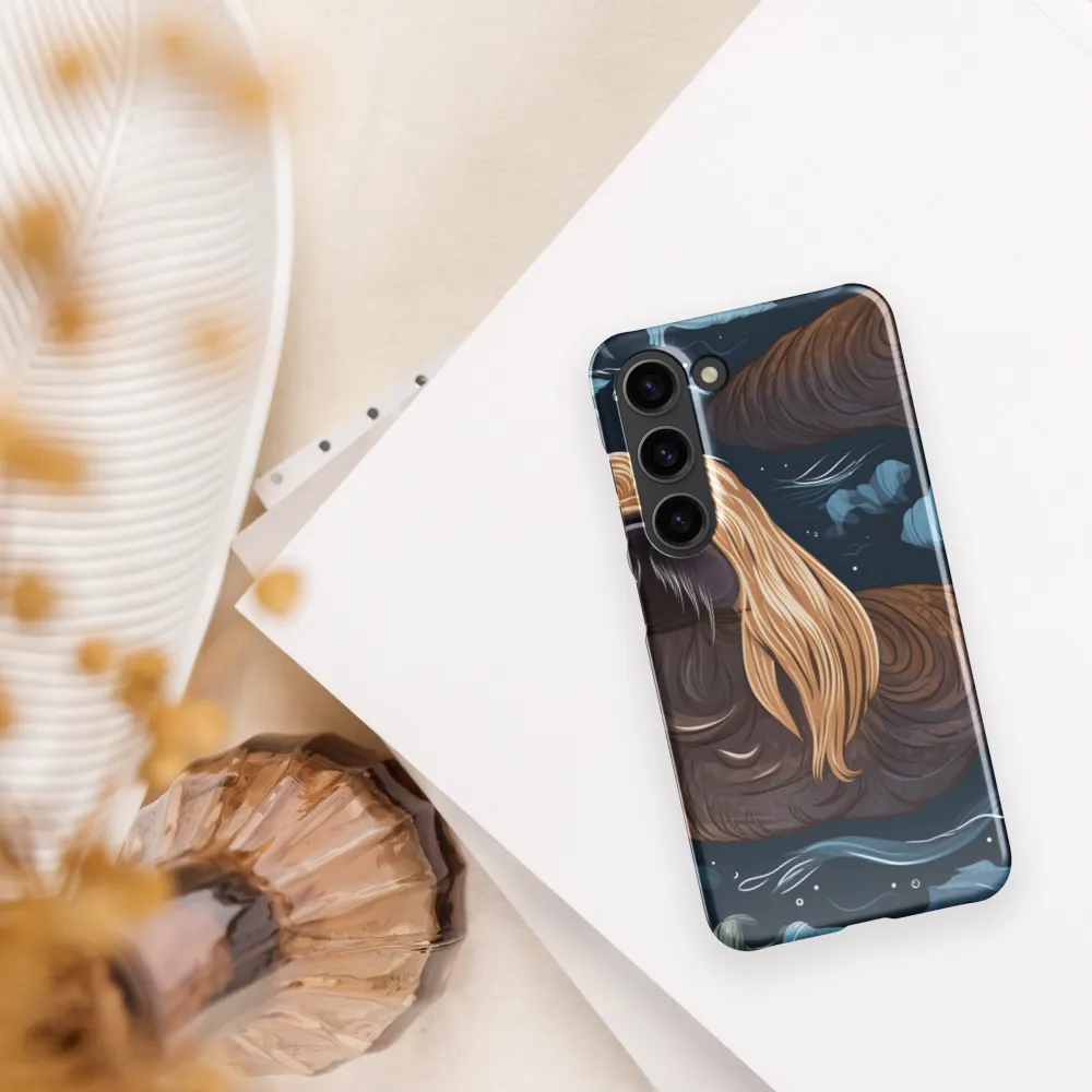 Whimsical Walruses in Deep Blue