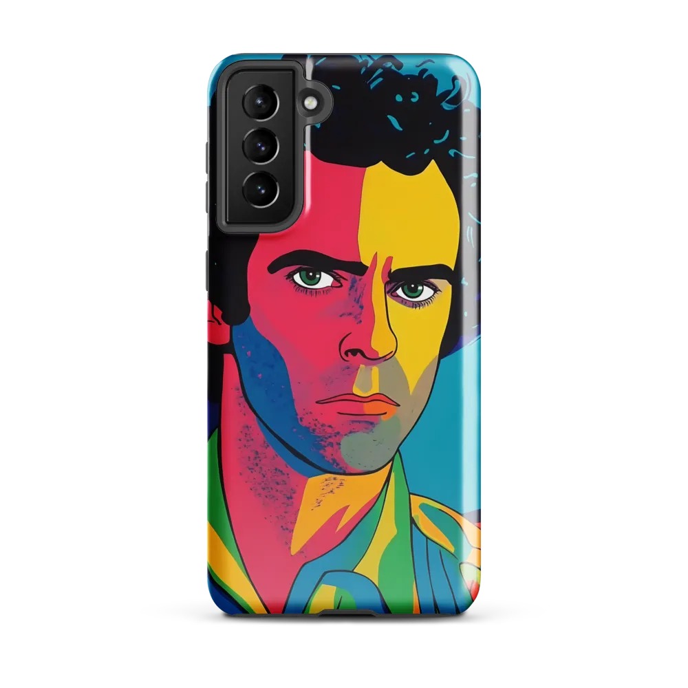 Electric Visage: A Portrait of Vibrance
