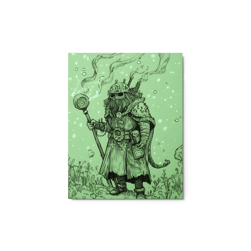 The Enigmatic Wizard | Metal Print | 11″×14″