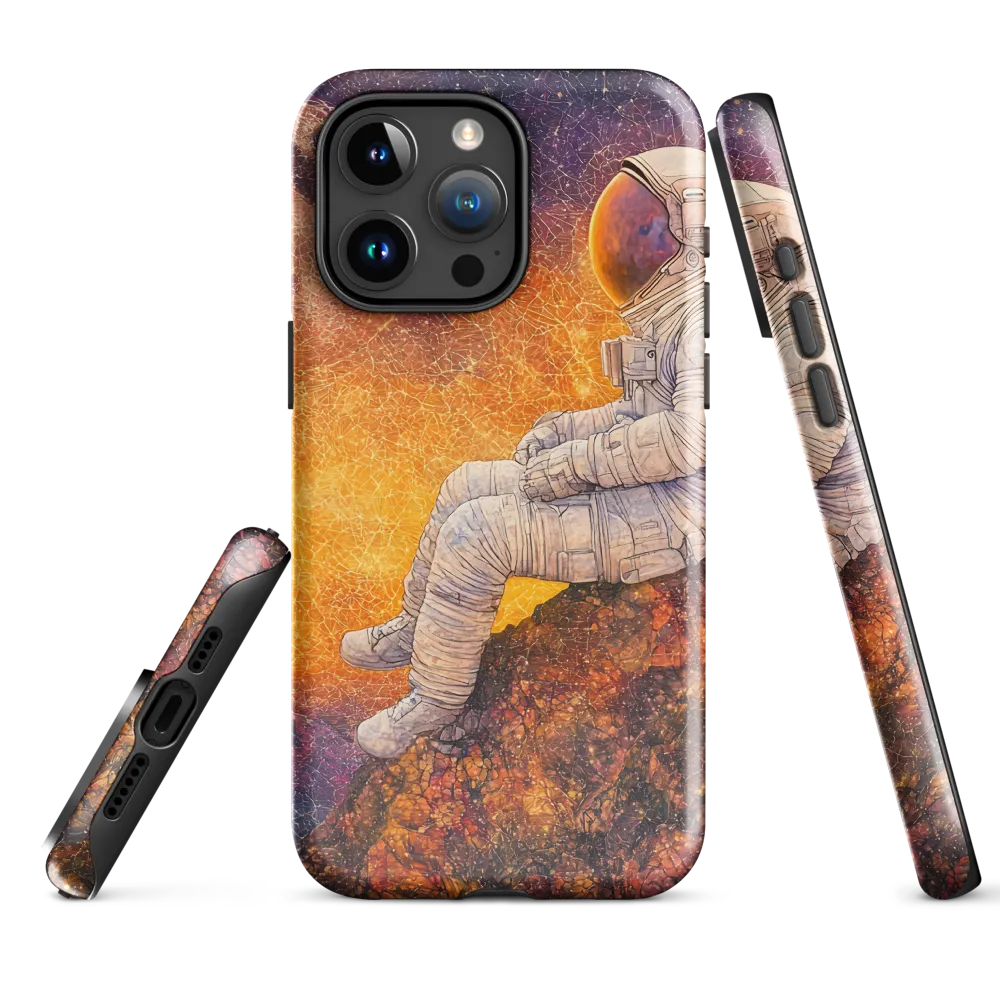Cosmic Contemplation | Phone Case |  15 Pro Max | Tough Case | Glossy