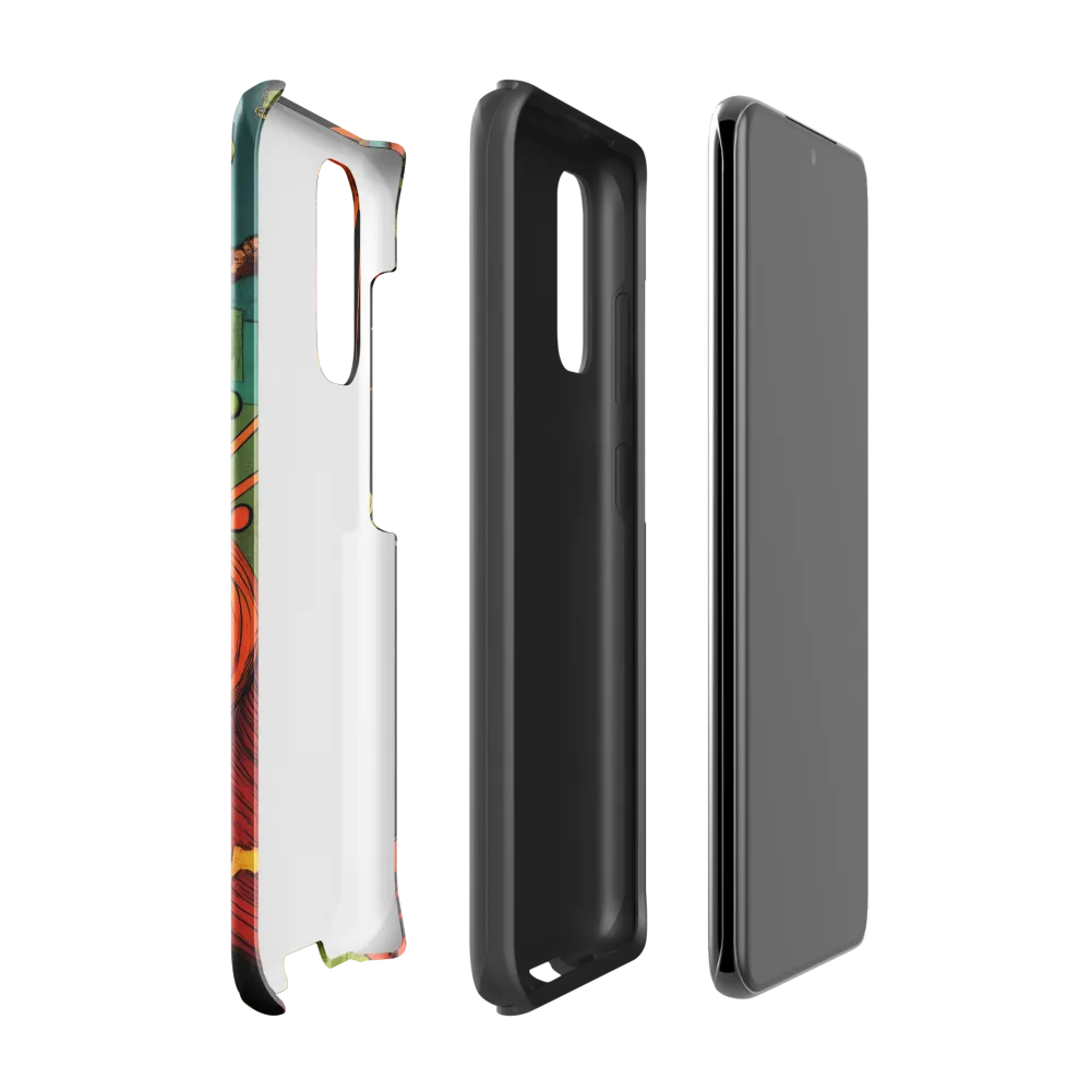 Cosmic Dreams: A Surreal Reflection | Phone Case |  S20 | Tough Case | Glossy