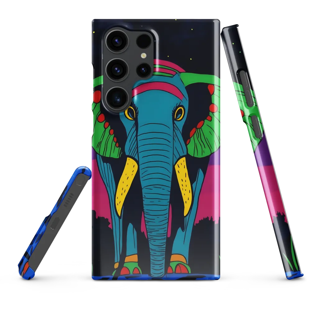Whimsical Majesty: The Vibrant Elephant