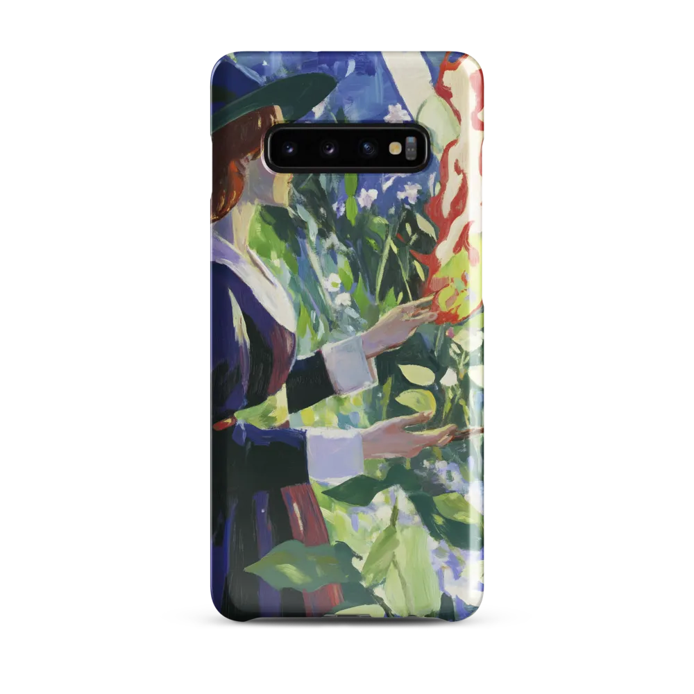 Enchanting Flames: A Dance with Nature | Phone Case |  S10 Plus | Snap Case | Glossy