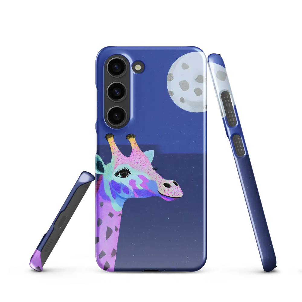 Whimsical Giraffe Under the Stars