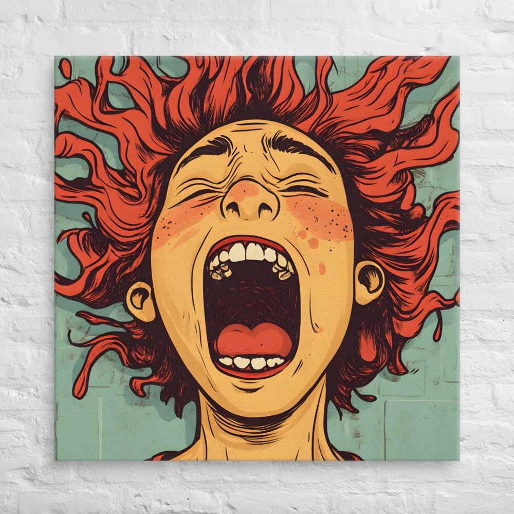 Fury Unleashed | Canvas | 37″×37″