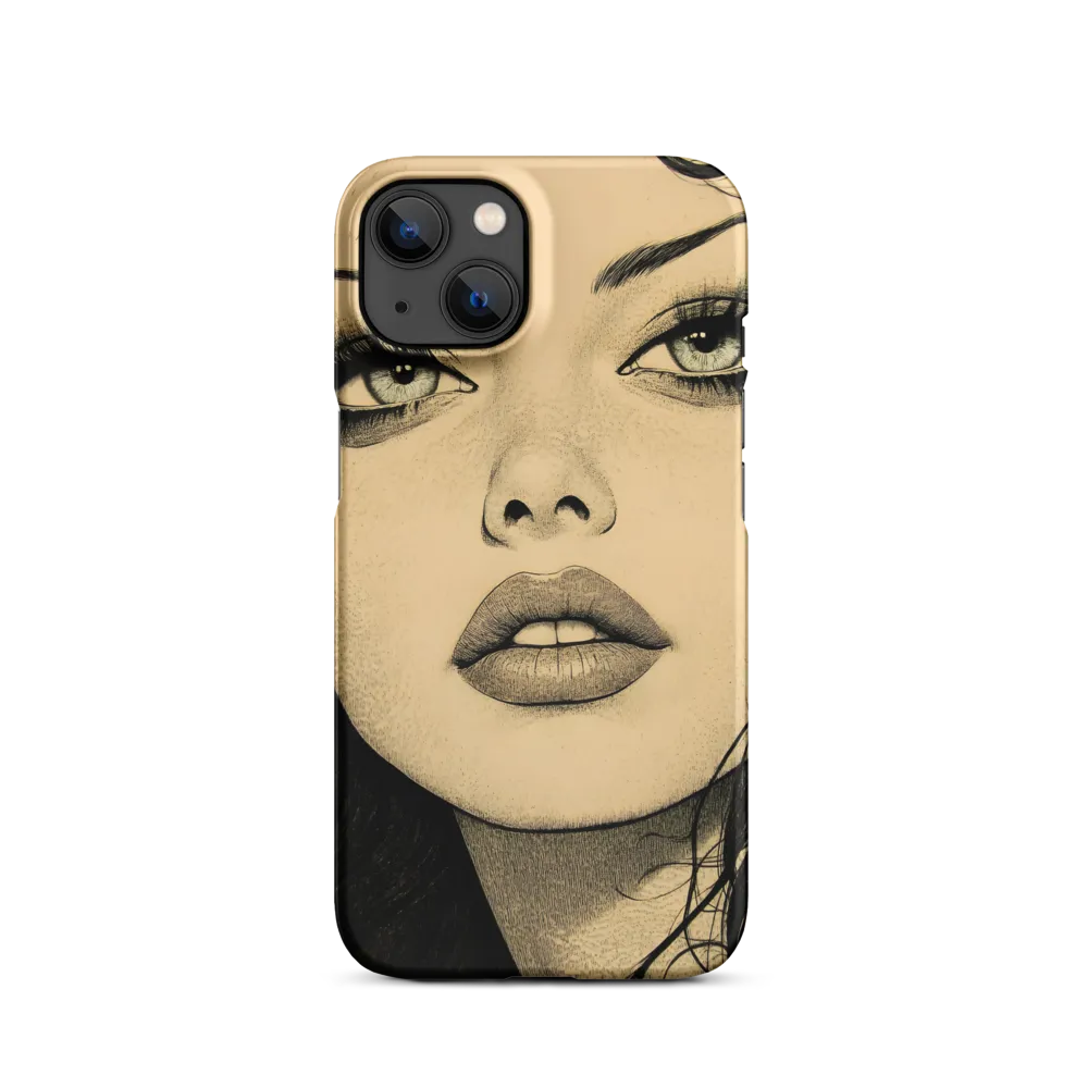 Enigmatic Gaze | Phone Case |  13 | Snap Case | Matte