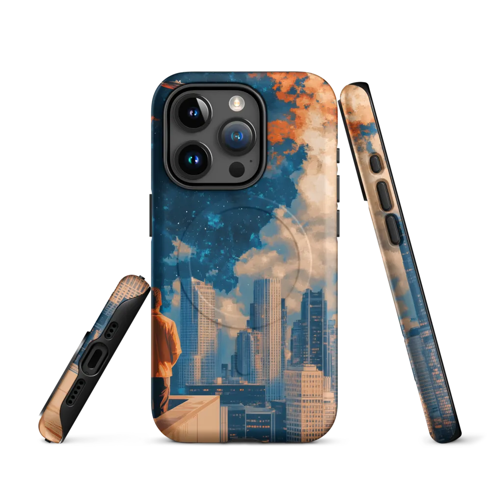 Cosmic Curiosity: A Glimpse into the Future | Phone Case |  15 Pro | MagSafe® Tough Case | Matte