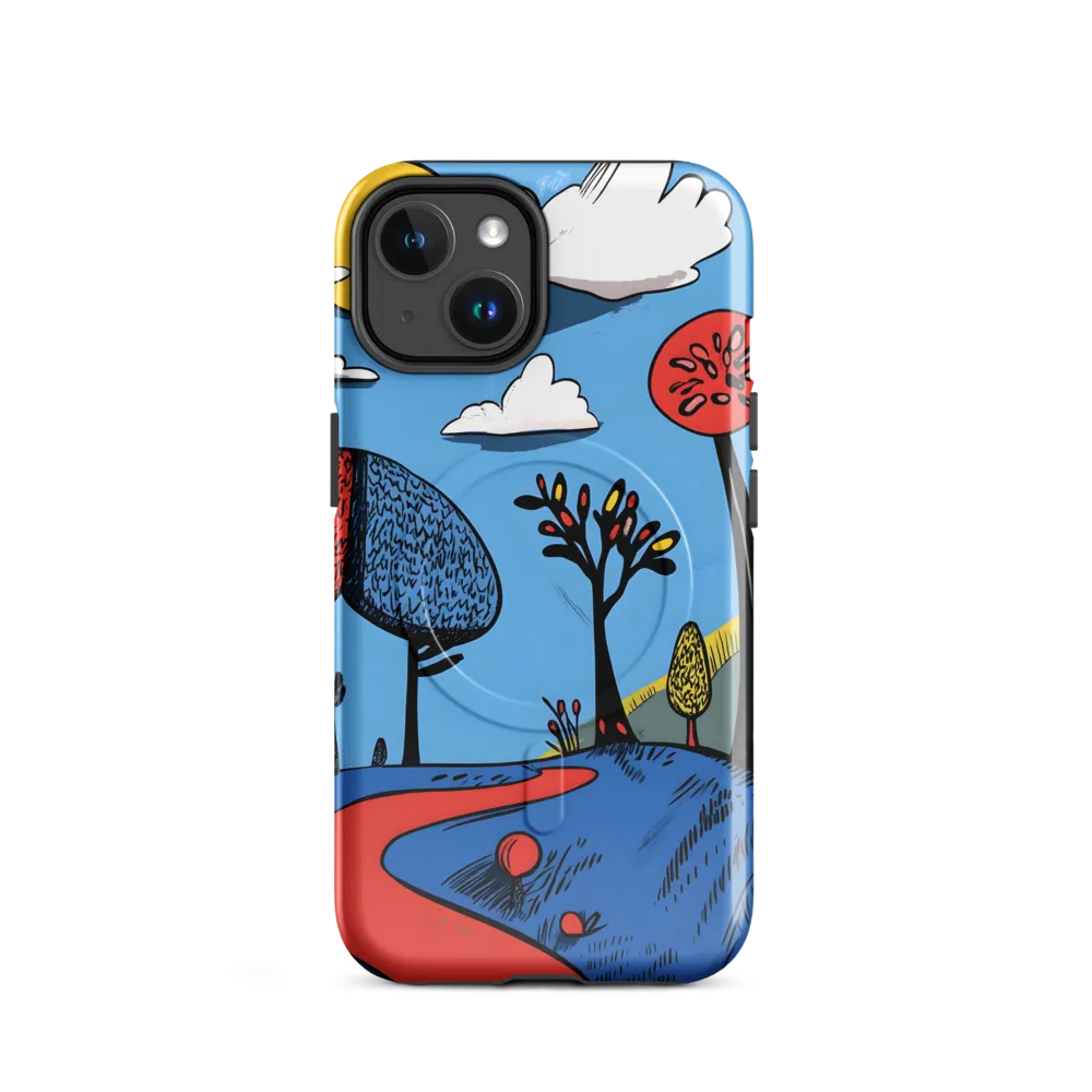 A Playful Journey Through Whimsical Woods | Phone Case |  14 | MagSafe® Tough Case | Glossy