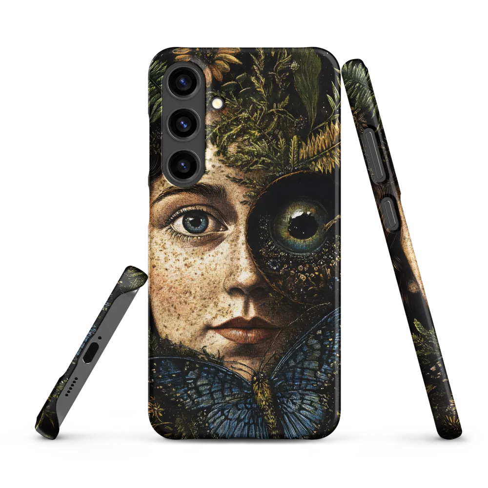 Nature's Embrace: A Surreal Portrait | Phone Case |  S24 Plus | Snap Case | Matte