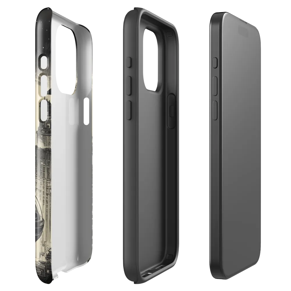 Pilot of the Dystopian Skies | Phone Case |  15 Pro Max | Tough Case | Glossy