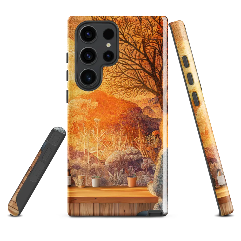 Whispers of a Golden Sunset | Phone Case |  S23 Ultra | Tough Case | Glossy