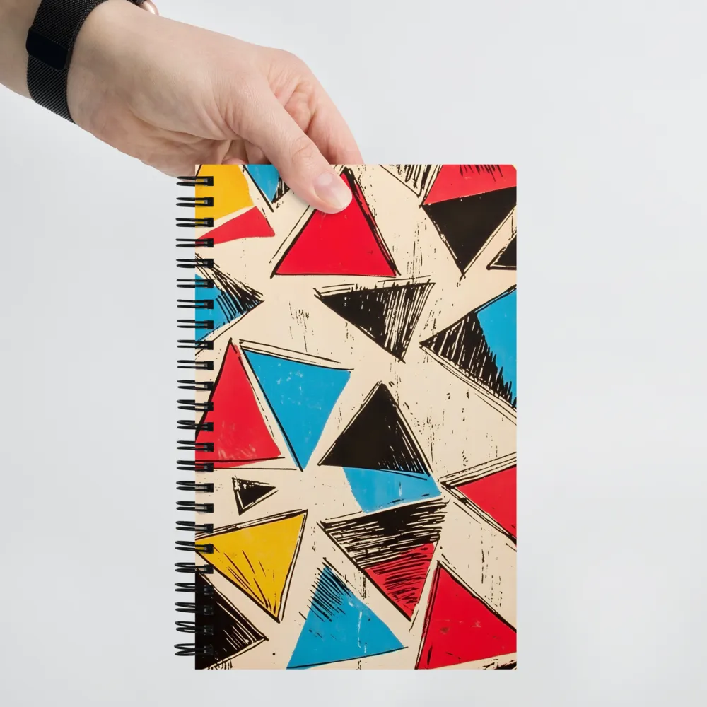 Vibrant Geometry | Spiral Notebook