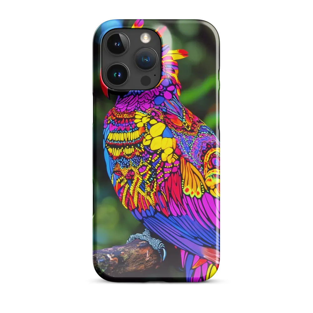 Vibrant Psychedelic Parrot