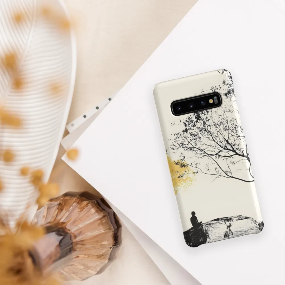 Whispers of Solitude | Phone Case |  S10 | Snap Case | Matte