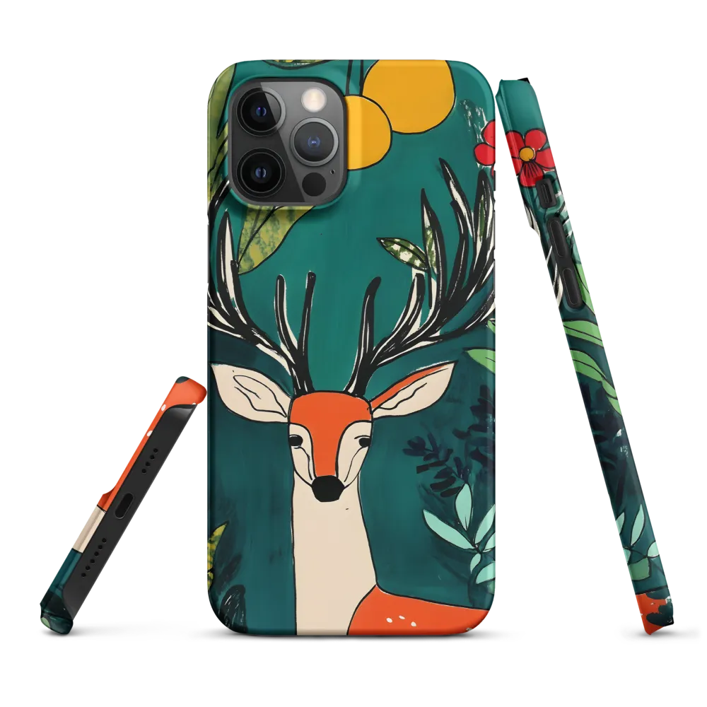 Nature's Embrace: The Majestic Deer | Phone Case |  12 Pro Max | Snap Case | Matte