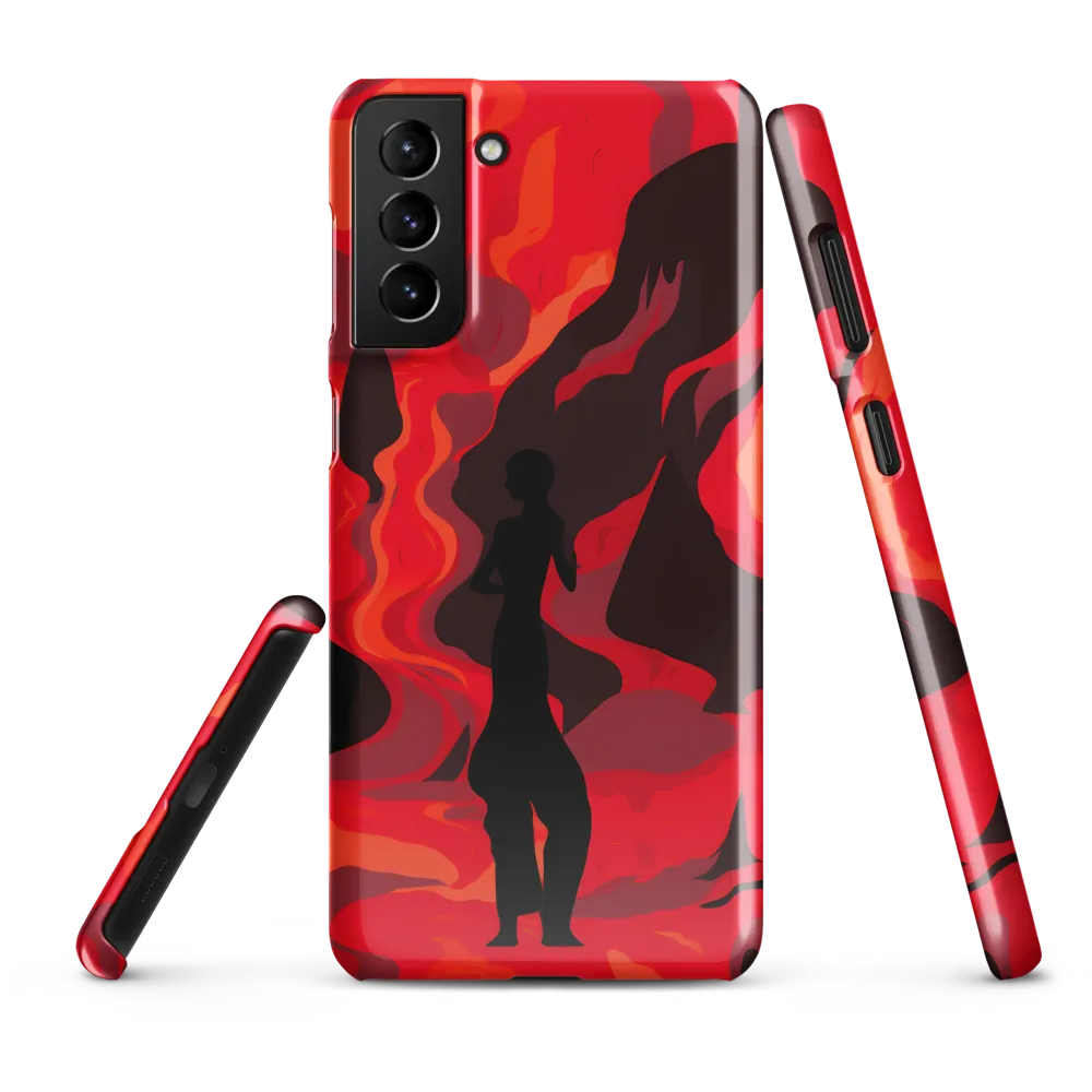 Inferno's Embrace | Phone Case |  S21 Plus | Snap Case | Glossy