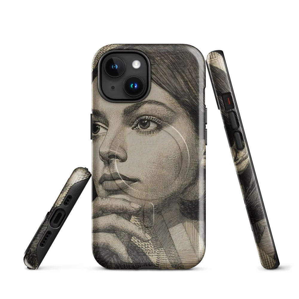 Contemplative Reflection | Phone Case |  15 | MagSafe® Tough Case | Glossy
