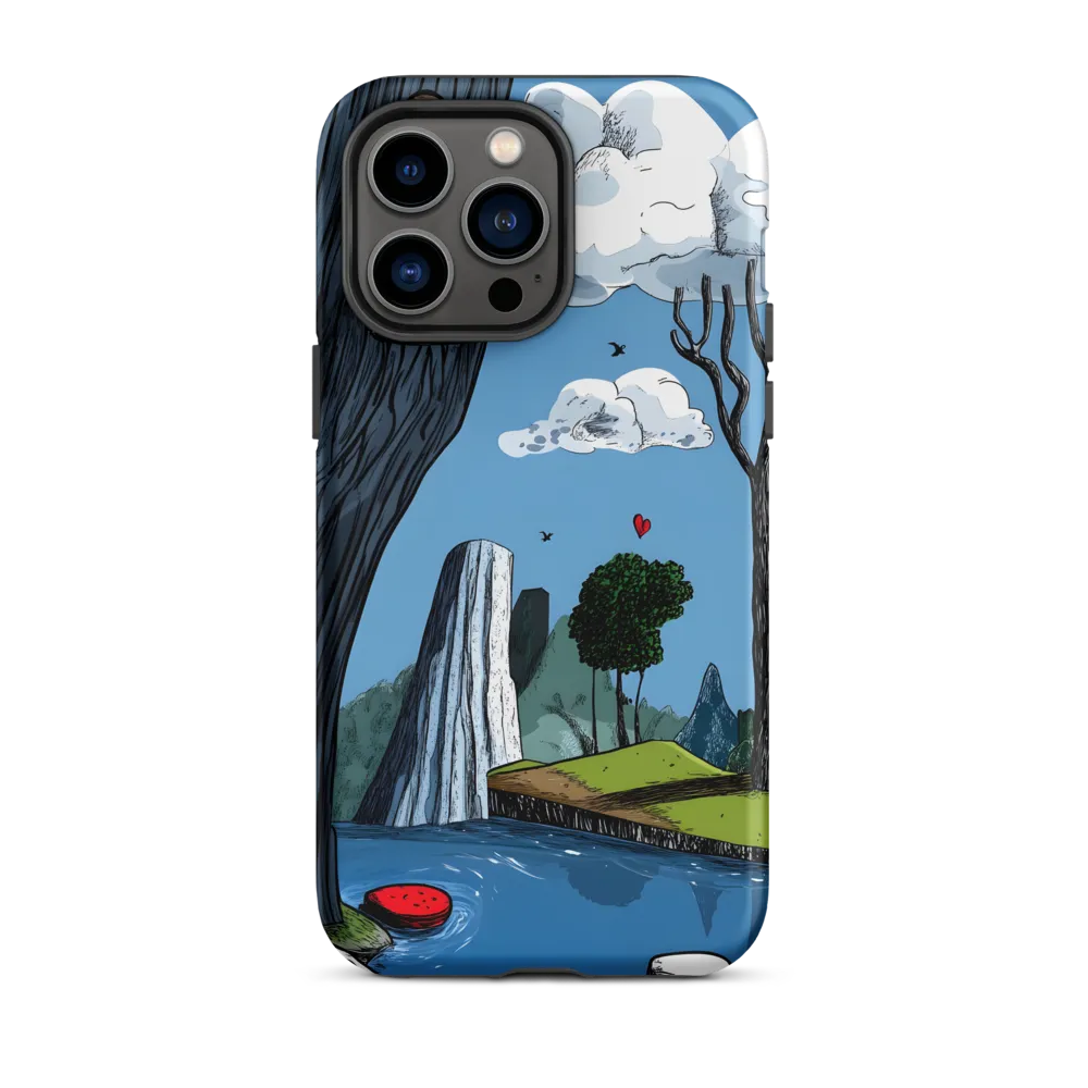 Whimsical Cliffside Reflections