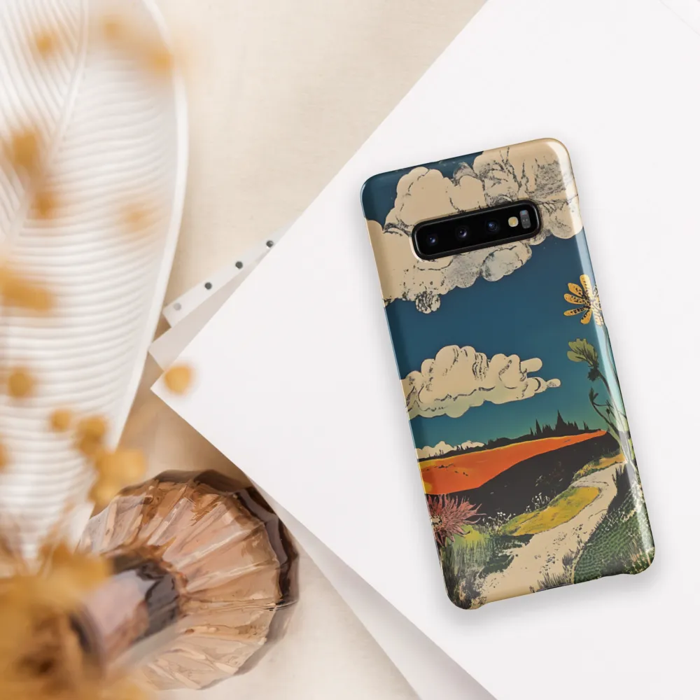 Surreal Blooming Landscape | Phone Case |  S10 Plus | Snap Case | Glossy