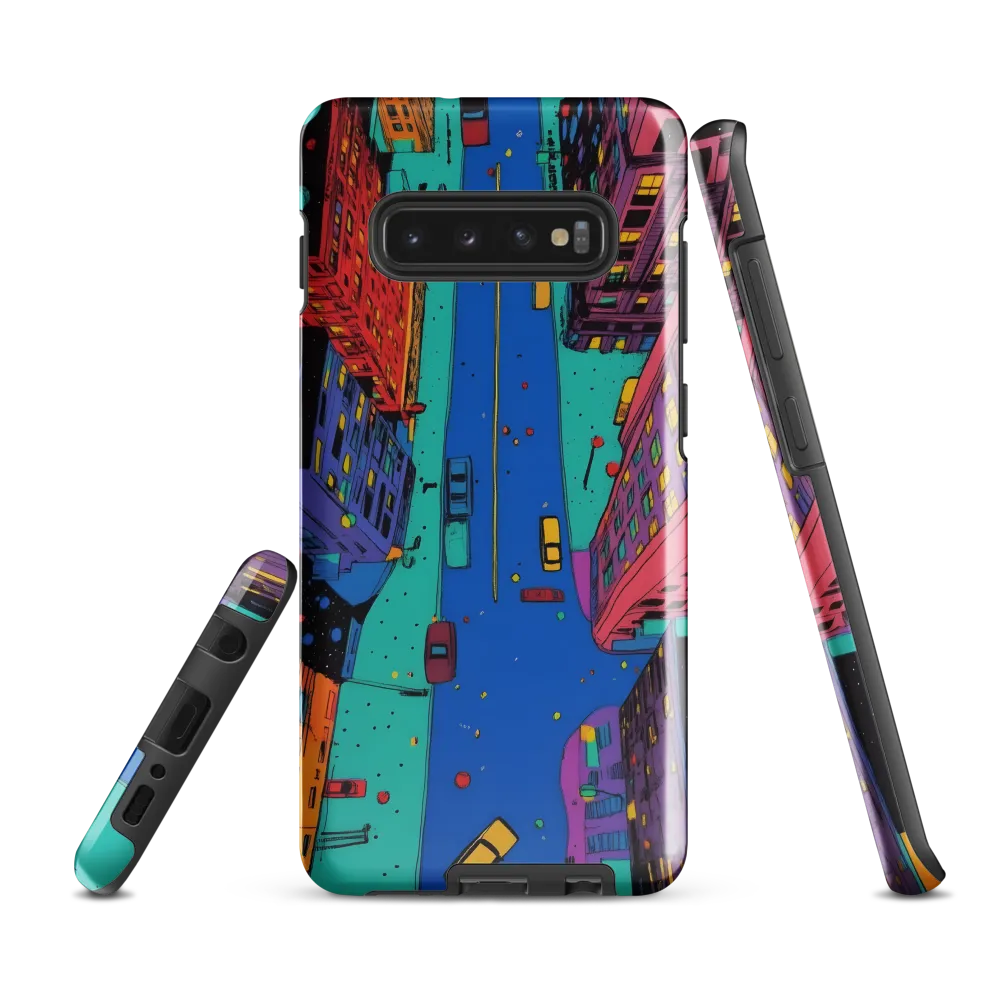 Aerial Dreamscape: The Pulse of Urban Life | Phone Case |  S10 Plus | Tough Case | Glossy