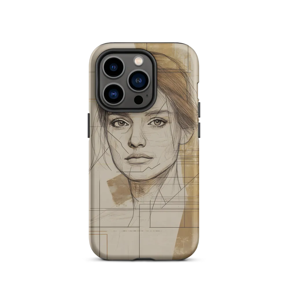 Geometric Elegance: A Modern Portrait