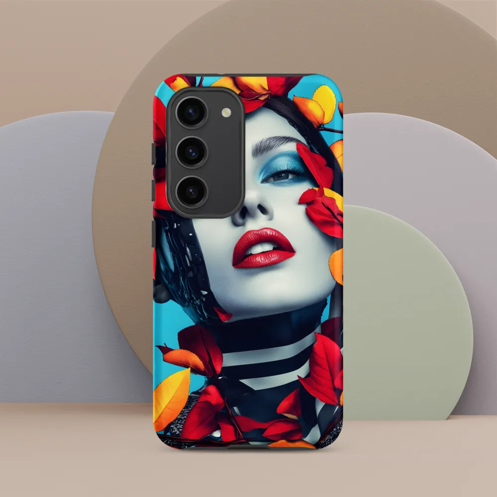 Futuristic Fusion: Nature Meets Technology | Phone Case |  S23 | Tough Case | Matte