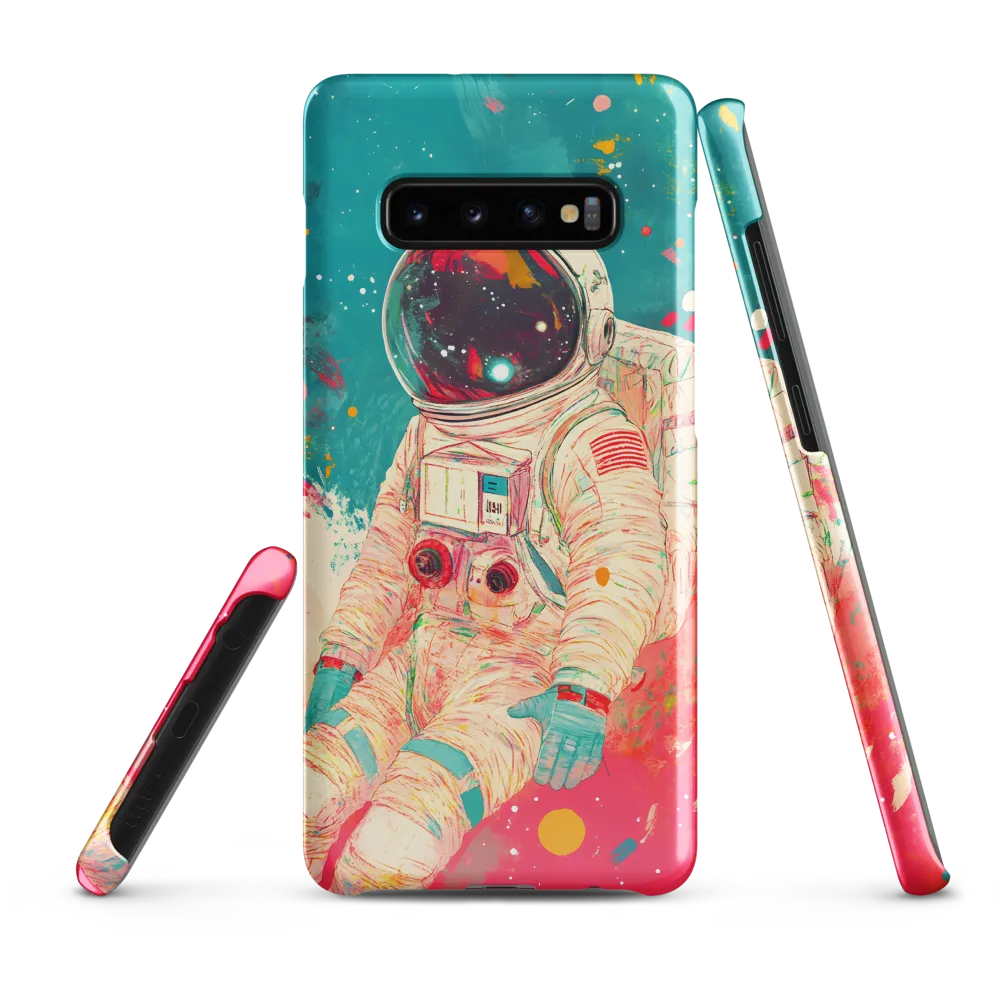 Cosmic Explorer: An Astronaut's Journey | Phone Case |  S10 Plus | Snap Case | Glossy