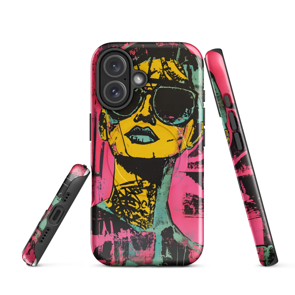 Confident Portrait in Neon Colors