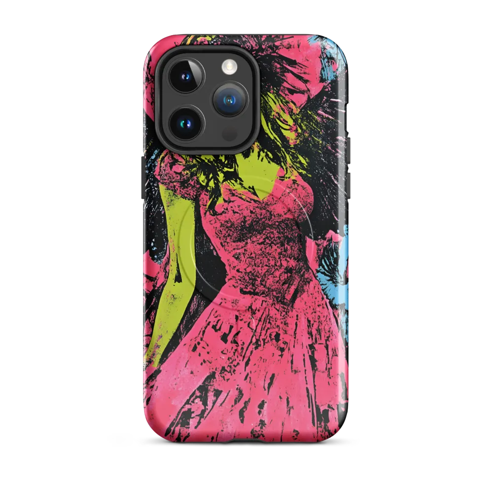 Mystical Angel in Neon Dreams