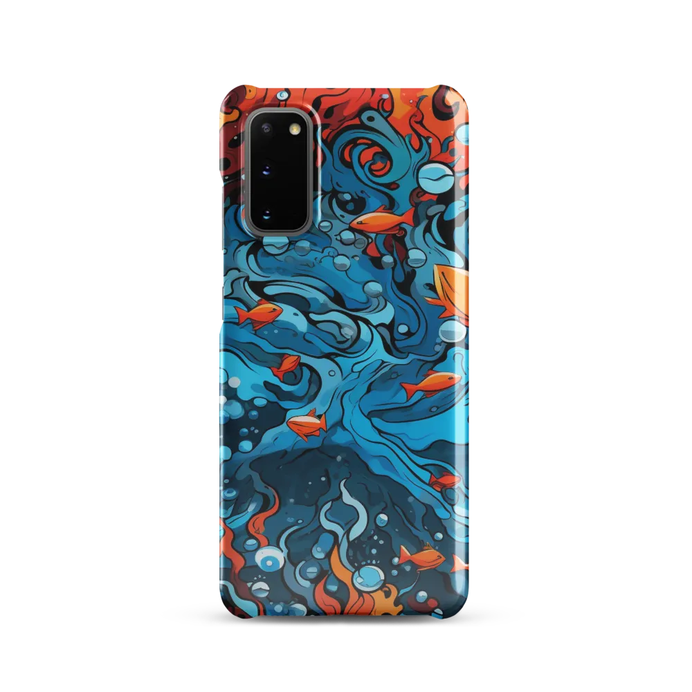 Fluid Harmony: Ocean and Flames