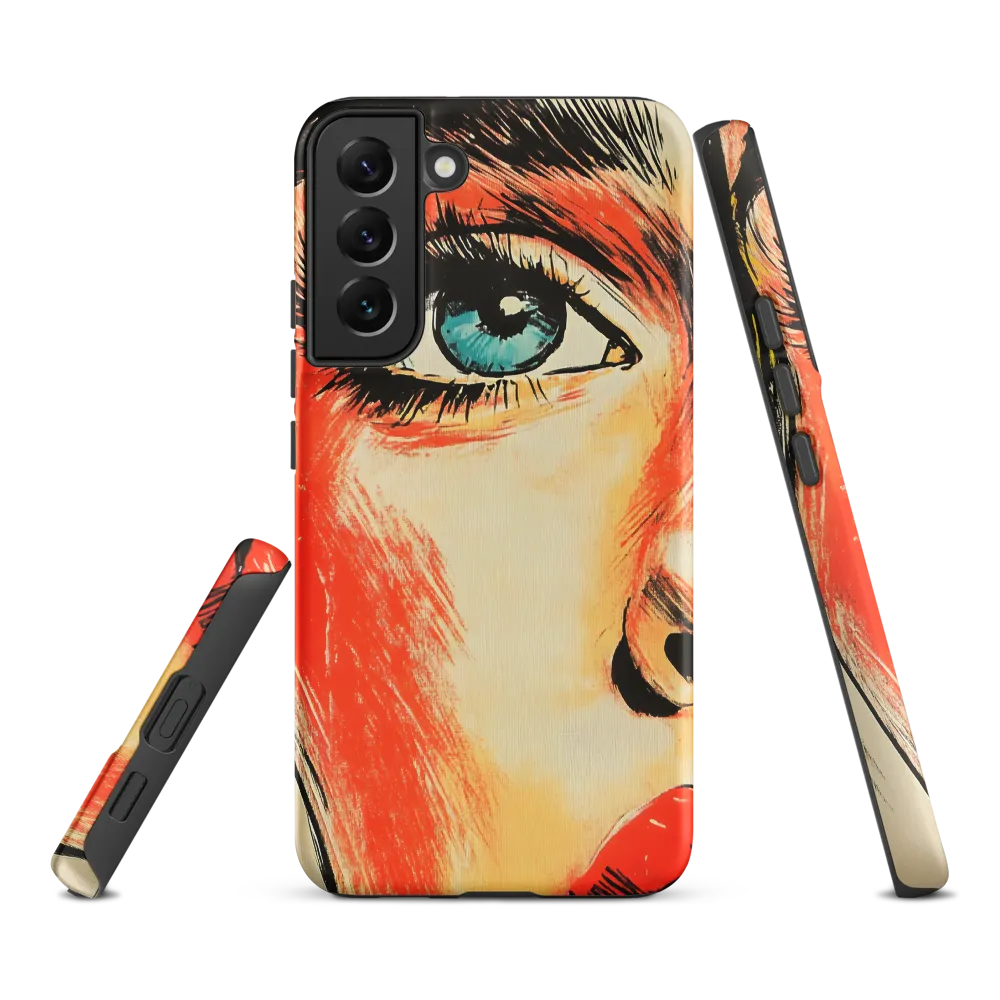 Intense Gaze: A Pop Art Portrait
