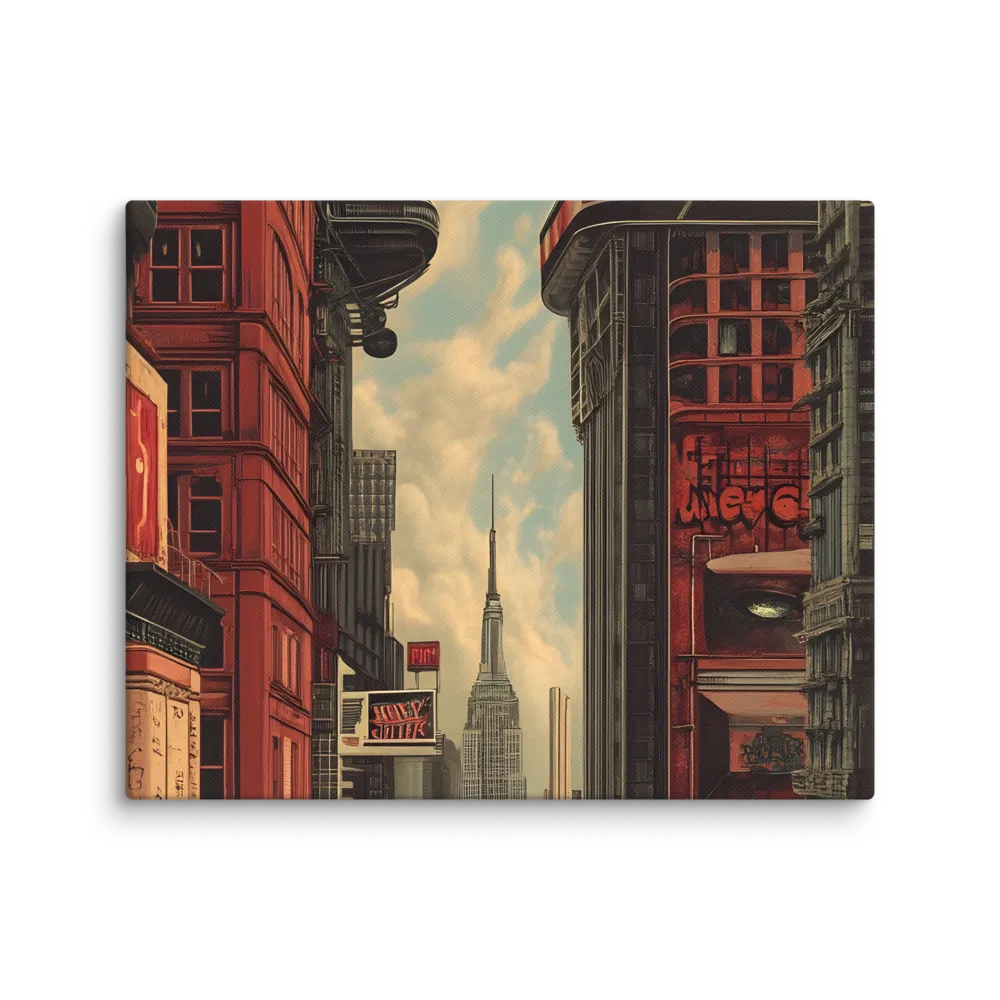 A Glimpse of Tomorrow: Urban Ambition | Canvas | 8″×10″