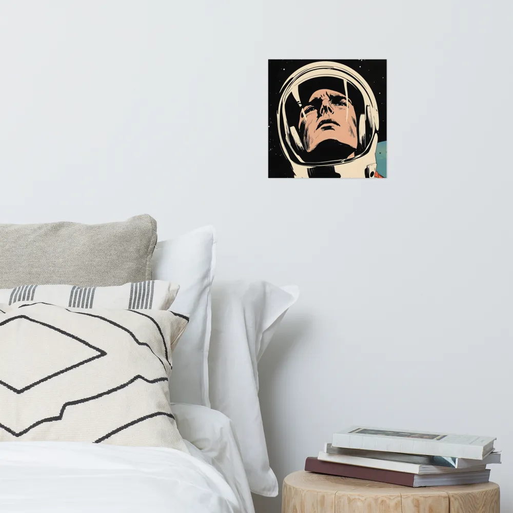 Gaze of the Astronaut | Poster | 12″×12″