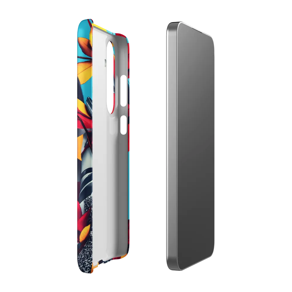 Futuristic Fusion: Nature Meets Technology | Phone Case |  S24 Plus | Snap Case | Matte