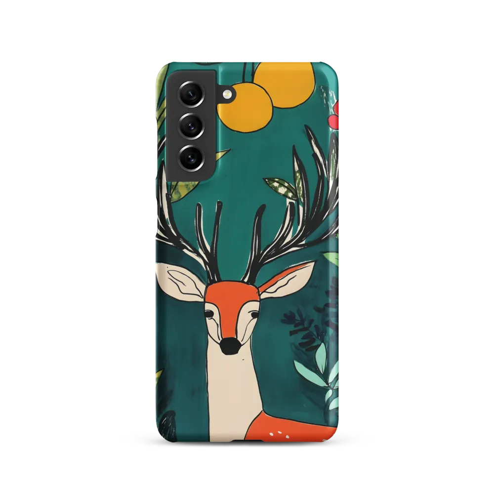 Nature's Embrace: The Majestic Deer | Phone Case |  S21 | Snap Case | Matte