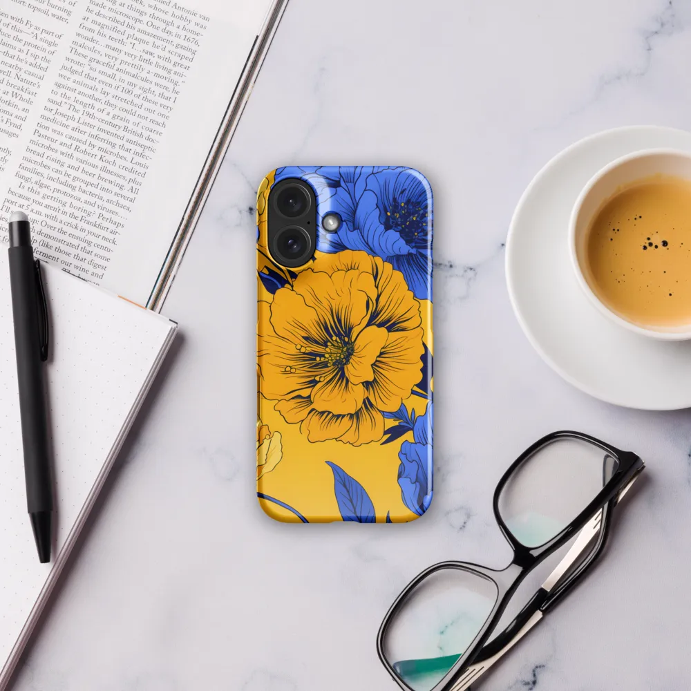 Vibrant Floral Harmony | Phone Case |  16 | Snap Case | Glossy