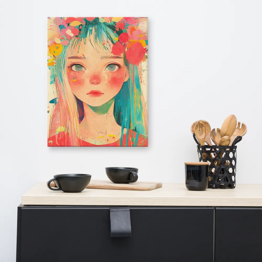 Whimsical Blossom | Canvas | 16″×20″