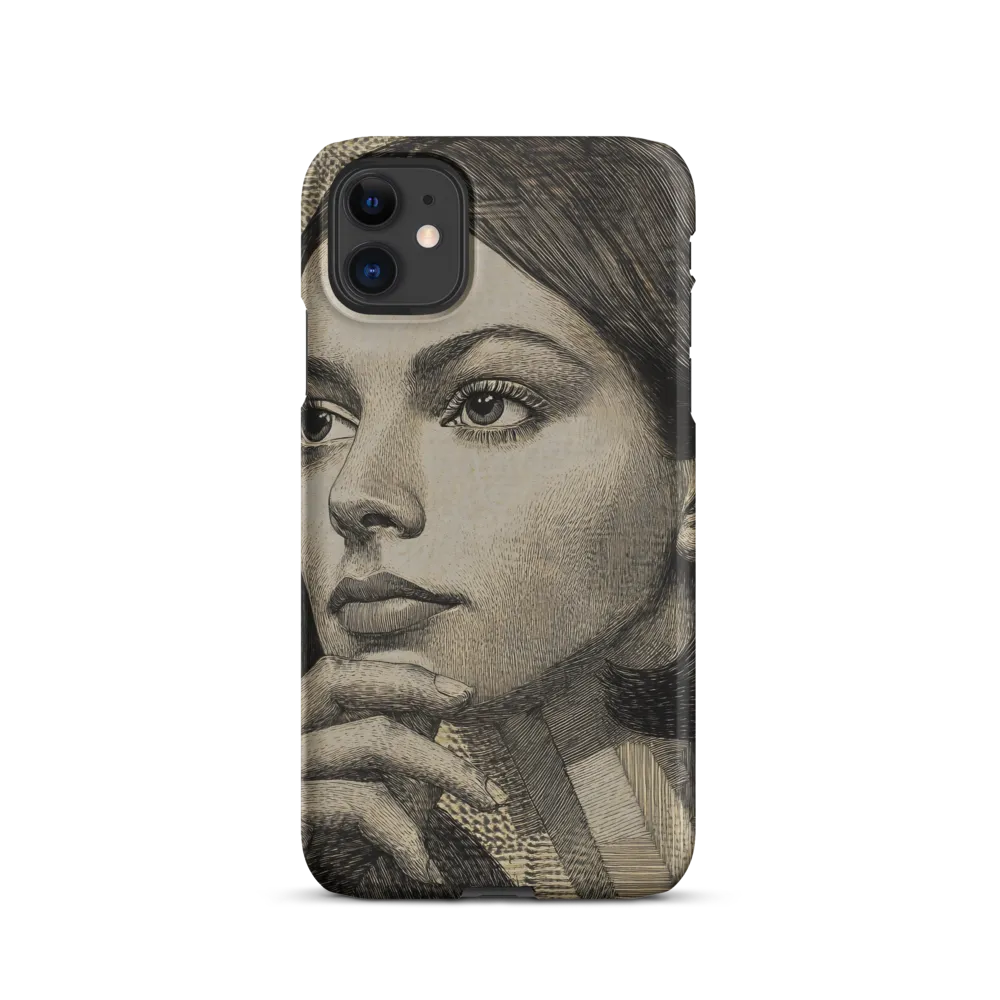 Contemplative Reflection | Phone Case |  11 | Snap Case | Matte