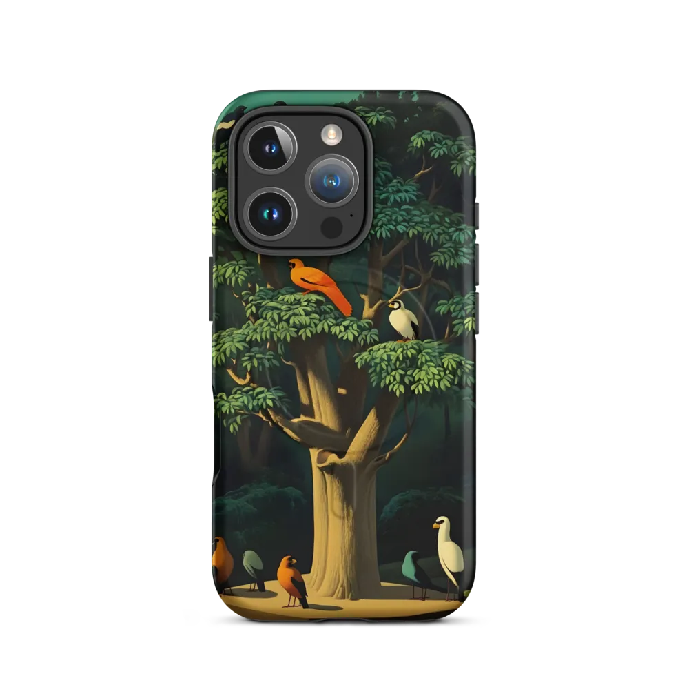 Harmony in Color: A Surreal Bird Symphony