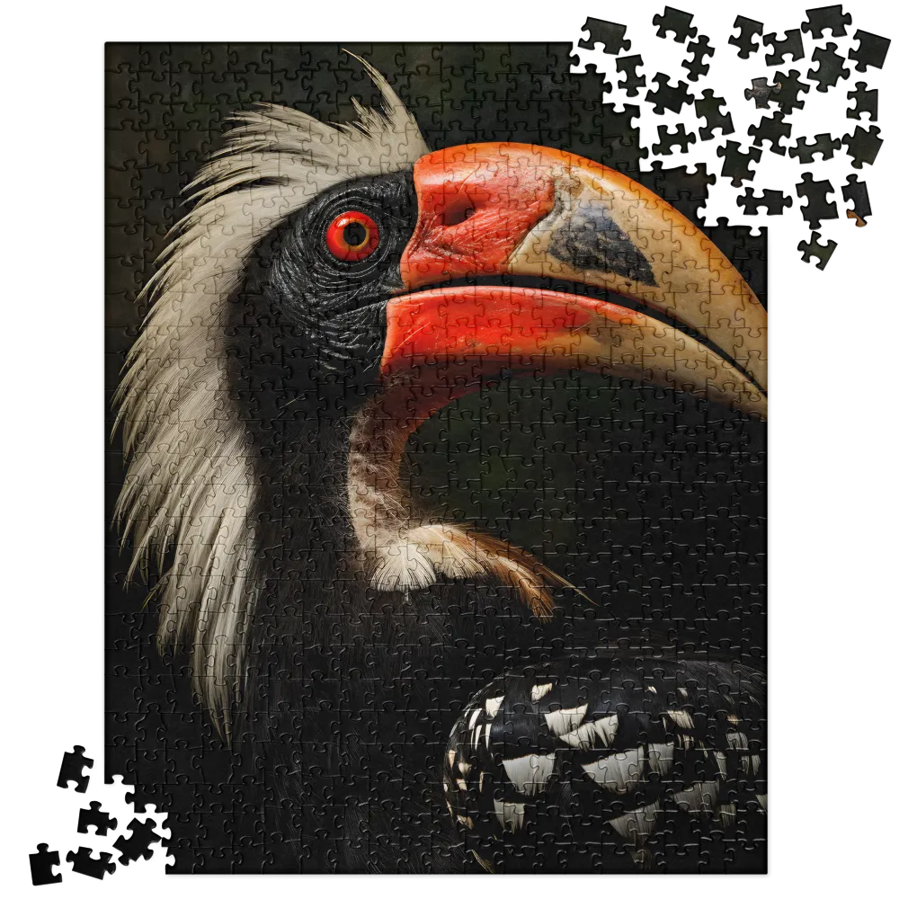 Majesty of the Hornbill | Jigsaw Puzzle | 520 pieces