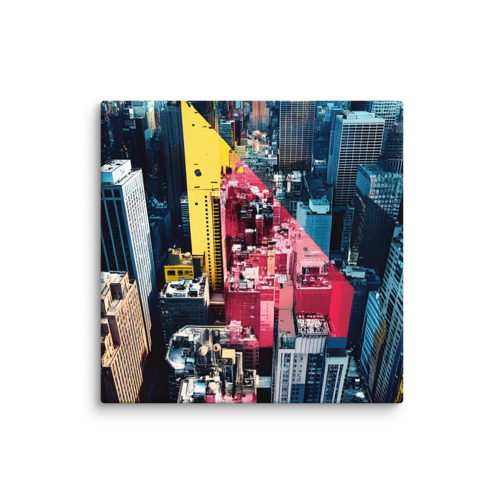 Dynamic Urban Symphony | Canvas | 20″×20″