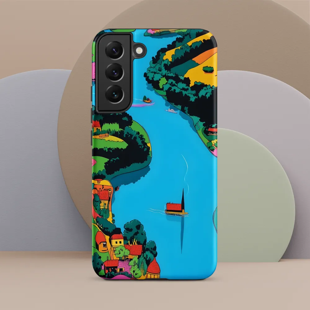 Whimsical River Landscape