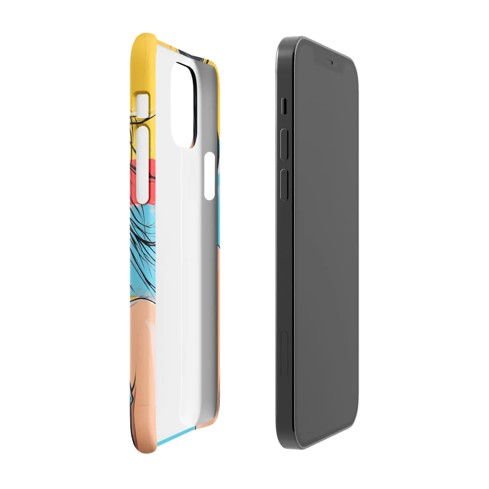 Vibrant Portrait of Modern Youth | Phone Case |  12 | Snap Case | Glossy